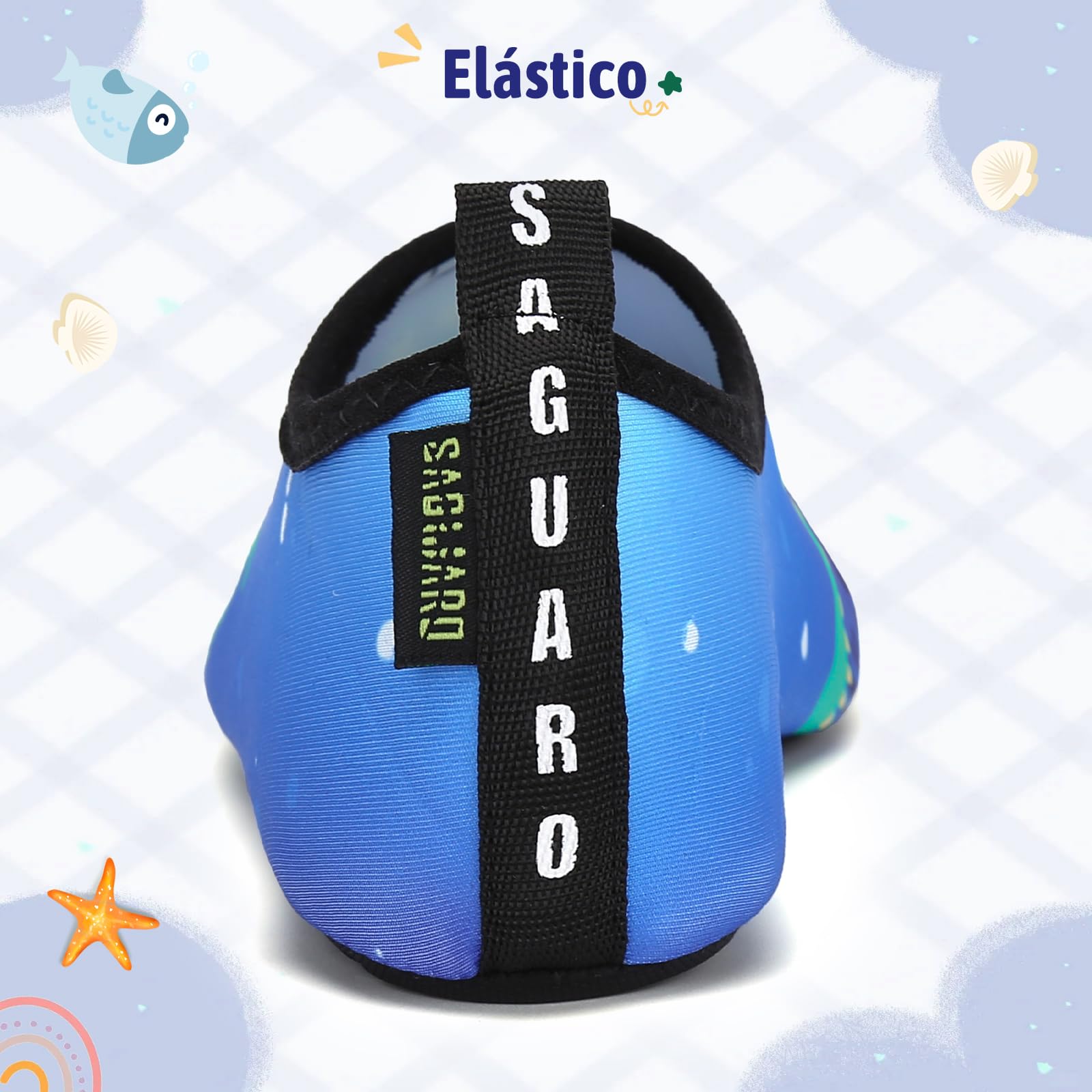 SAGUARO Unisex-Niños Escarpines Deportes acuáticos, Talla 20-37