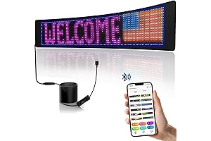 Programmable LED Scrolling Sign for Car Window: The Ultimate in Automotive Advertising