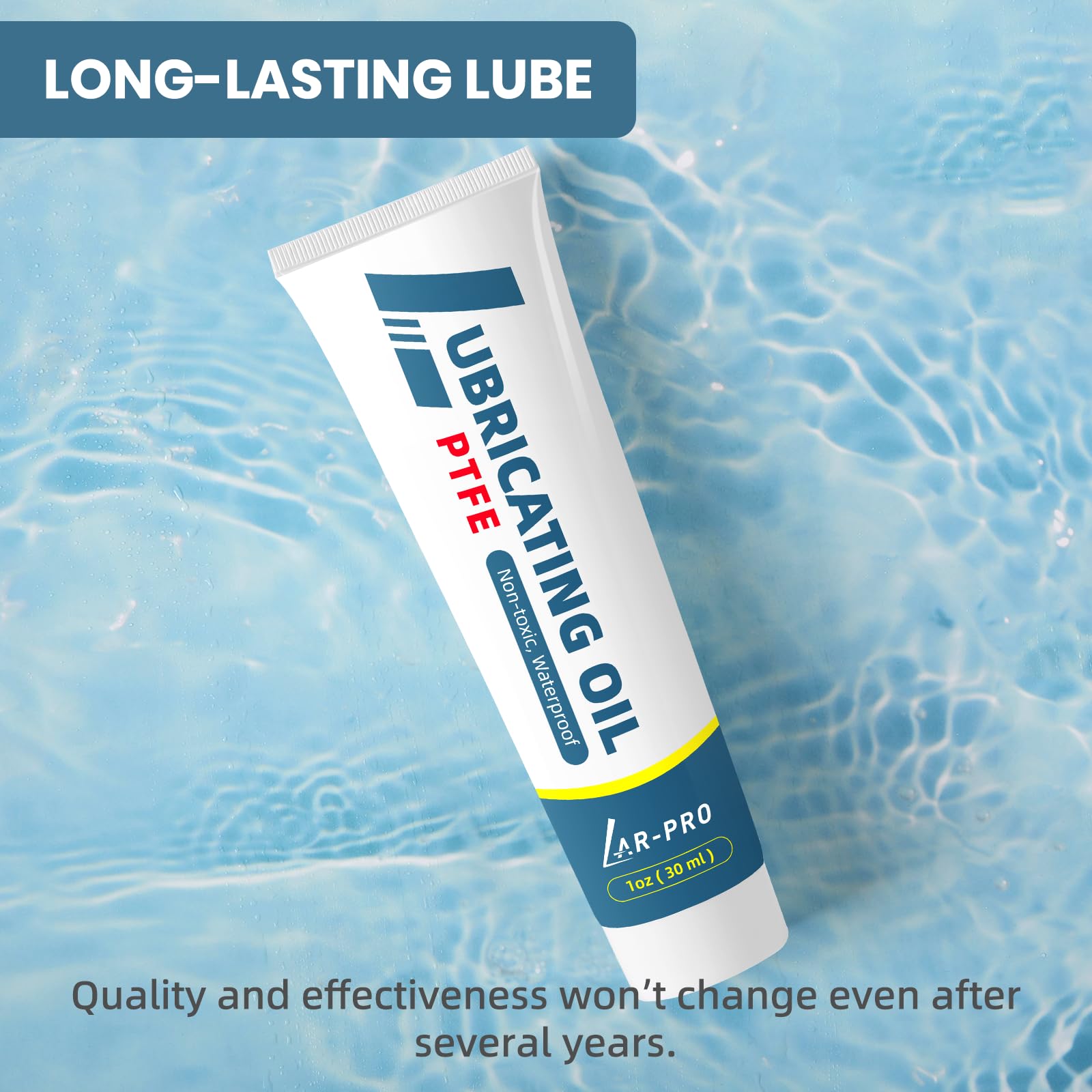 AR-PRO (5-Pack) General-Purpose Silicone Sealant Lubricant - 1oz Waterproof Silicone Grease Long-Lasting Lube use for Swimming Pool O-Rings, Pool Gaskets, Valve, Faucet and Bearings