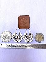 Vista 2 de Arracada Jerezana # 5 vista doble, hecha de plata de ley 950, vía DHL rápido.