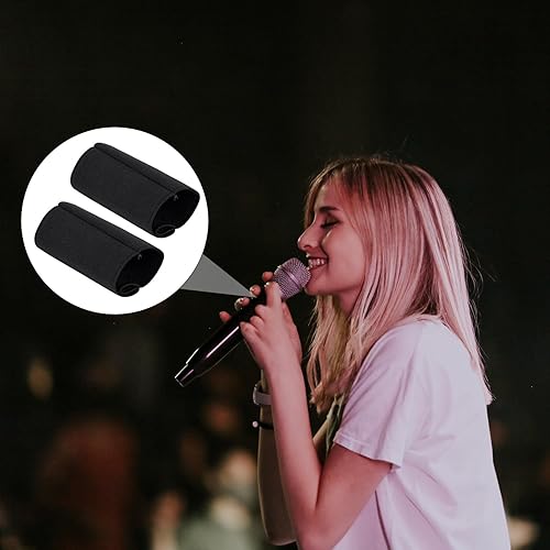 Miniatura 7 de 2 fundas elásticas para micrófono de mano, funda de micrófono negra para Sony TX650TX660, protector de micrófono para accesorios de micrófono