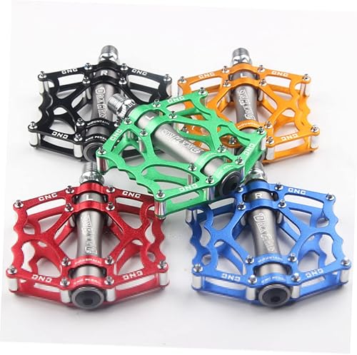 Miniatura 9 de BESPORTBLE 1 par de pedales de bicicleta MTB Pedales Zapatos de bicicleta Tacos Ciclo Clips de bicicleta Pedales de bicicleta con correas aleación