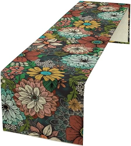 Miniatura 21 de Camino de mesa del Antiguo Egipto, símbolo de jeroglífico egipcio retro para decoración de mesa de cocina del hogar, comedor, cafetería, decoración