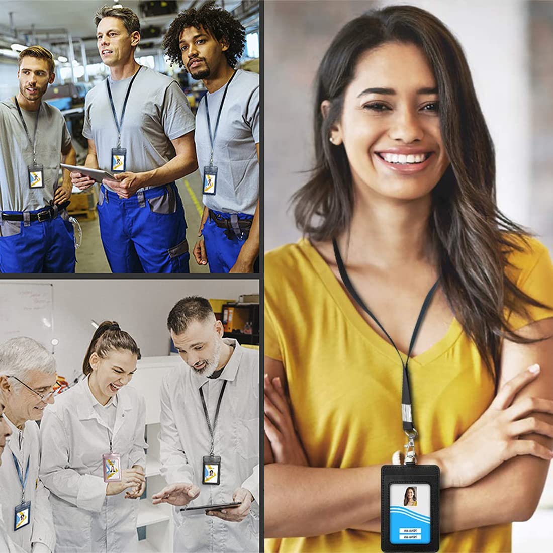 2 Portabadge Da Collo WJI - Per Ufficio, Scuola E Lavoro - Foto 10