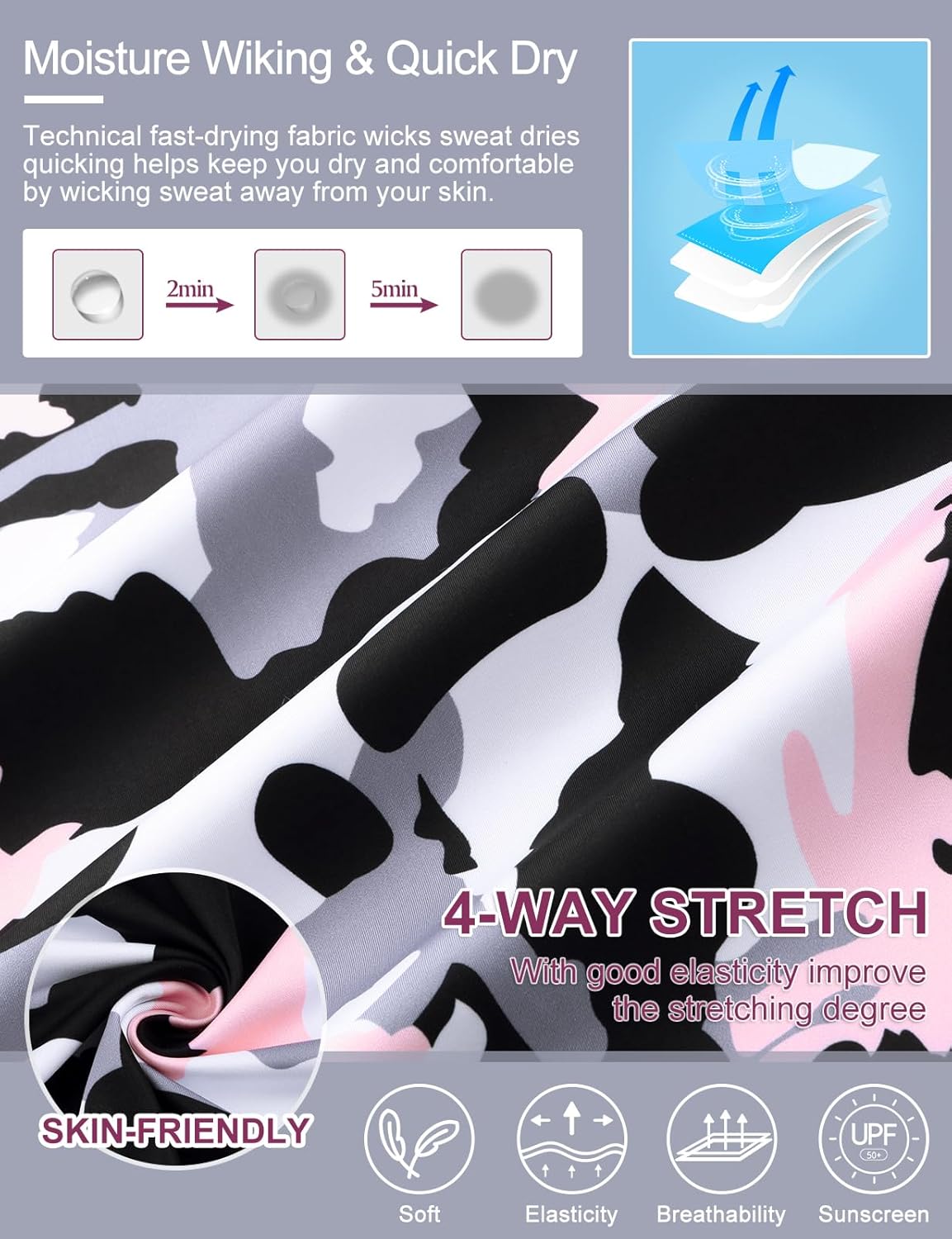 Misyula Womens Golf Shirts 1/4 Zip Sun Protection Quick Dry Tennis Running Athletic Workout Tops