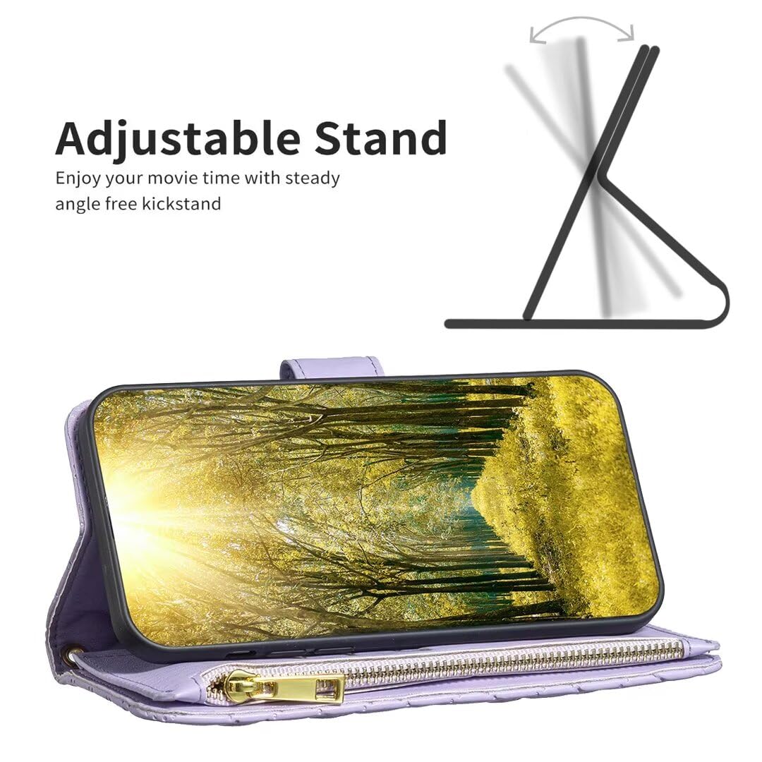 Laybomo Custodia per Motorola Moto E7, PU Pelle Borsa Portafoglio Cover per Moto E7, con Slot per Schede Magnetico Flip Stand Protettivo Silicone Custodia per Moto E7 (Rosa