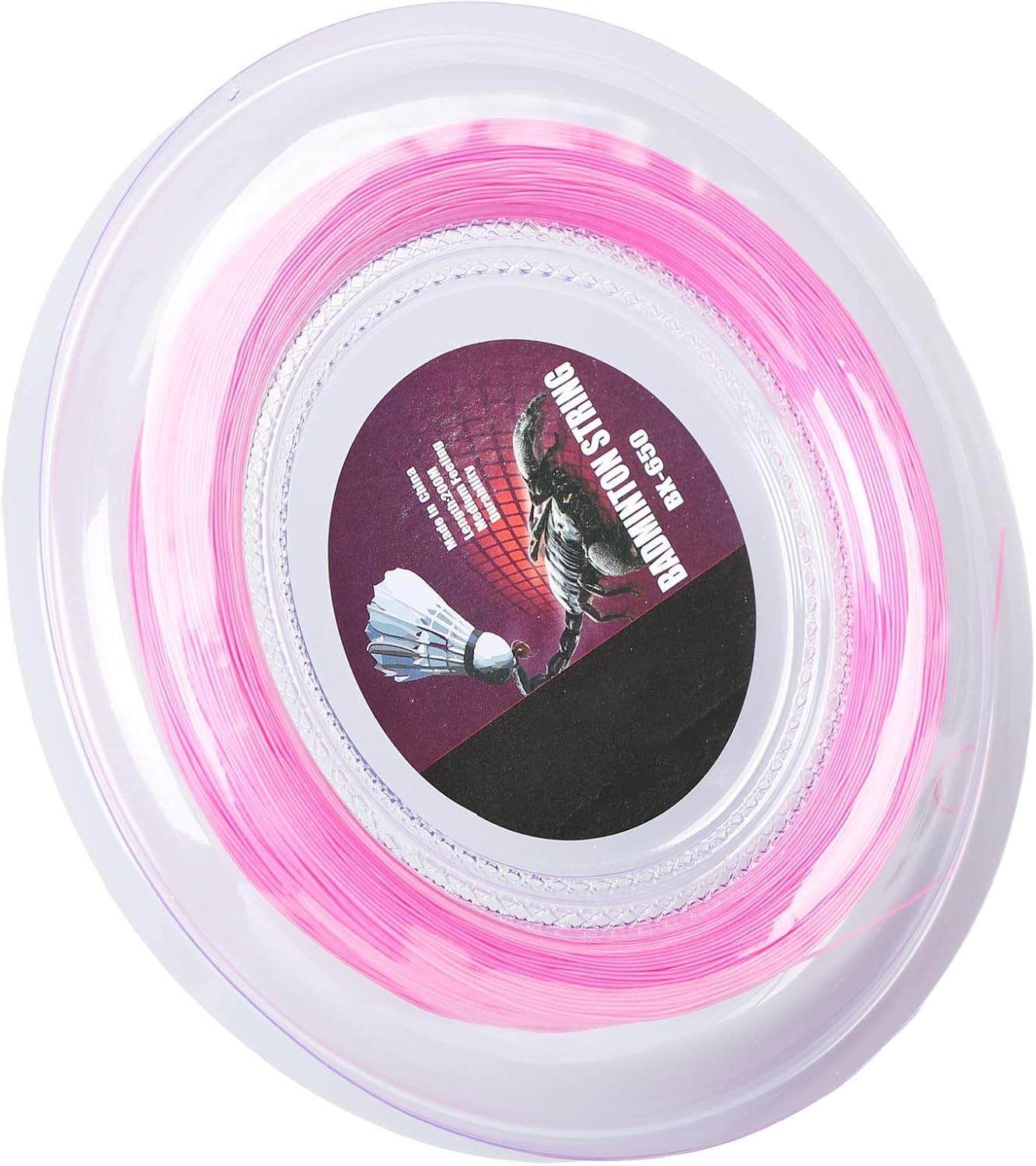 Keenso Badminton Racquet String, 0.72mm 200m Badminton Racket String Badminton Training Nylon String Line BX 650 ()
