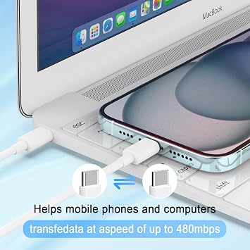 iPhone 17 16 15 Charger, USB C Charger, 4Pack Fast Wall Charging with Cable