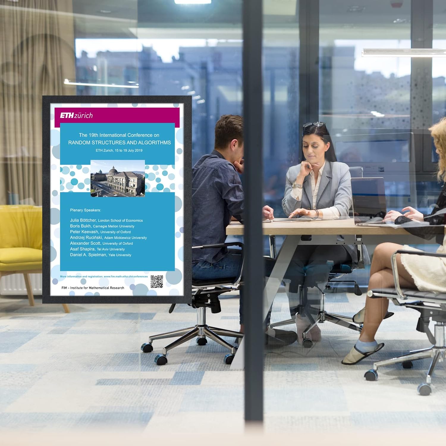 VAIIGO 11"x 17" Self Adhesive Magnetic Sign Holder, Double Sided Window Magnetic Display Frame with Clear PVC and Strong Magnetic for Office/Home/Store/Door/Glass/Wall Display Frame(Black,10Pack) : Office Products