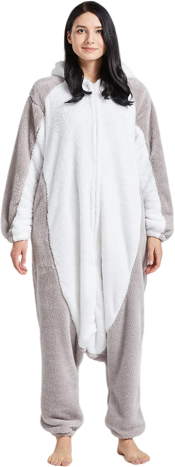 DarkCom Koala Onesie Halloween Costume One Piece Unisex Adult Pajamas Women Men Sleepwear Christmas Pajamas - Image 3