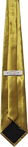 Miniatura 10 de Soophen corbata para hombre 375 pulgadas de color sólido