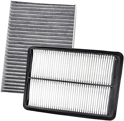 Filtro de aire de cabina y motor compatible con Nissan Rogue (2014-2020), Rogue Sport (2017-2022), Qashqai (2017-2022). Reemplazo para CF11854, Filtro de aire de cabina y motor compatible con Nissan Rogue (2014-2020), Rogue Sport (2017-2022), Qashqai (2017-2022). Reemplazo para CF11854,