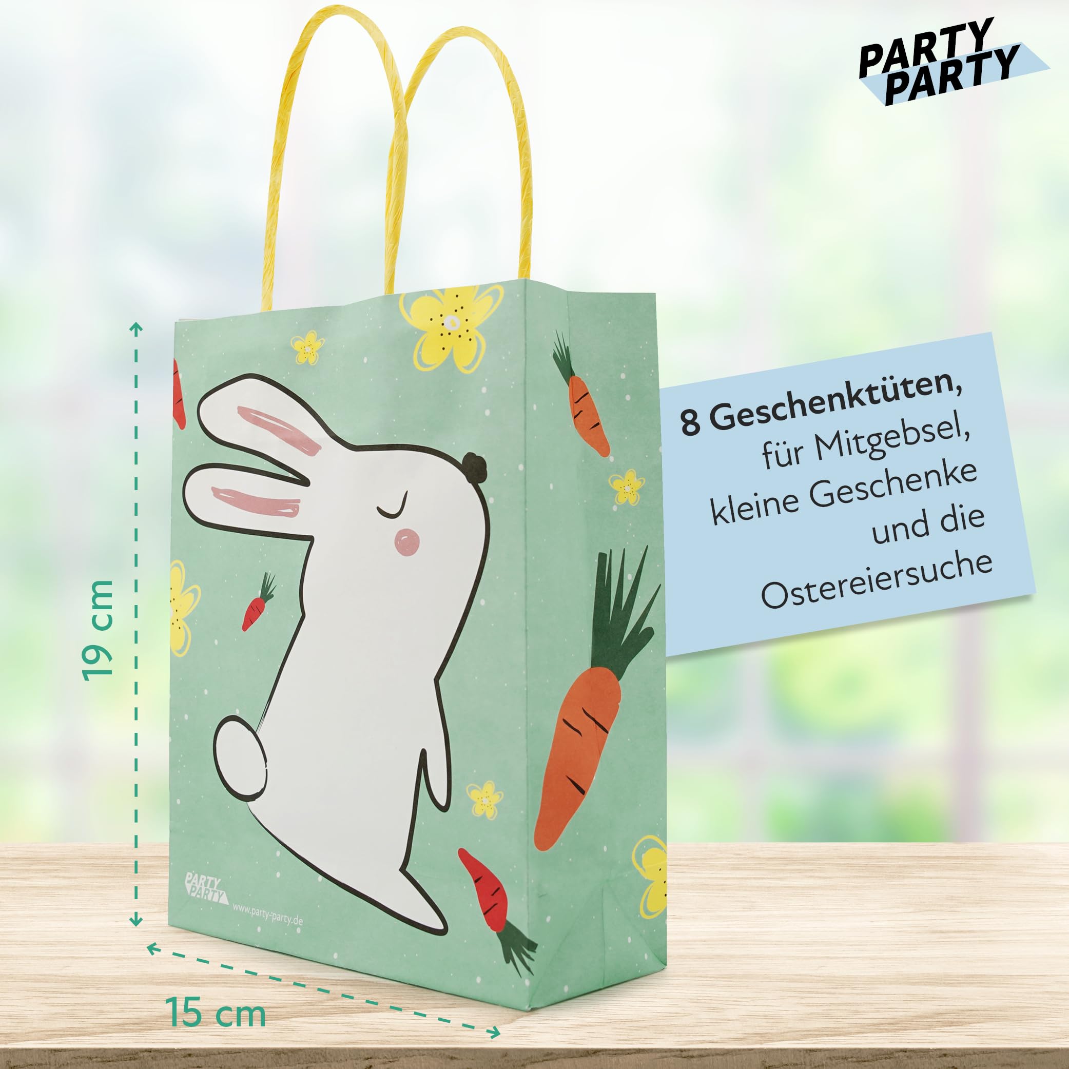 Cellofaan Zakjes Met Blokbodem Paashaas 10x6x28cm 100stuks Krabbendam Kadoverpakking