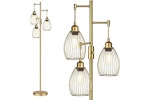 Dimmable Industrial Floor Lamps for Modern Chic