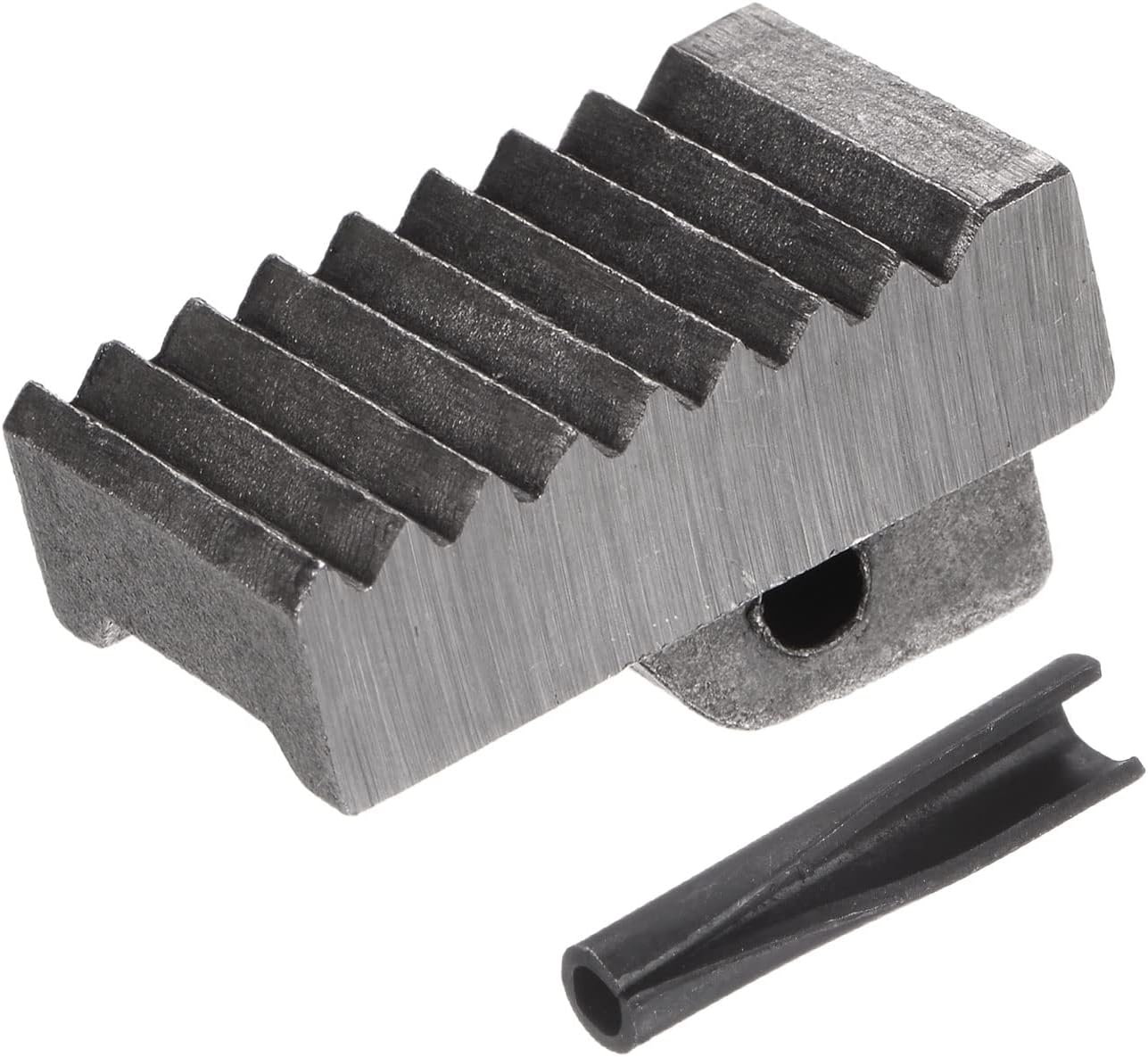 HARFINGTON Pipe Wrench Heel Jaw with Pin Assembly 18" Wrench Replacement High Carbon Steel