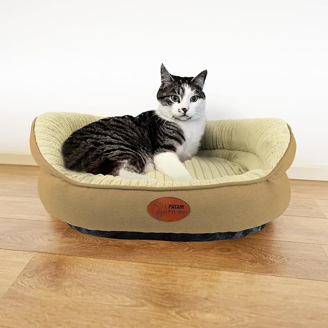 Foto 3 de 6 de PATAM Caseta sofá para Perros y Gatos - Desenfundable, Lavable en Lavadora