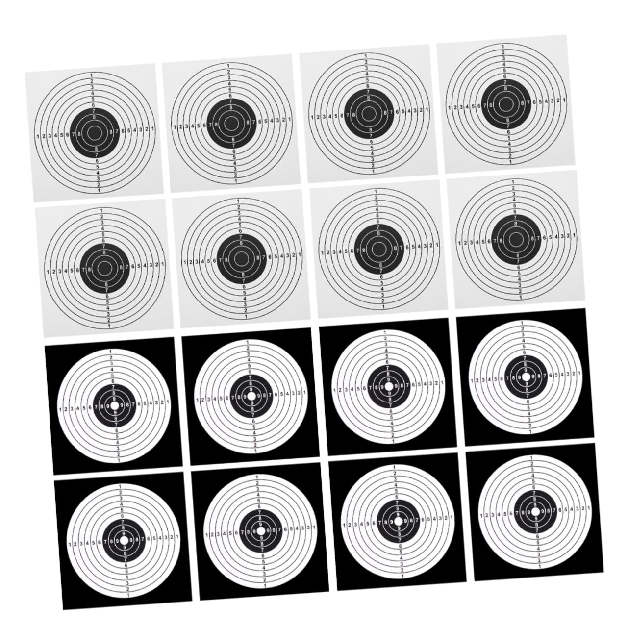 GOOHOCHY Paper 200pcs Range Targets Paper for Backyard Easy to Transport Indoor/Outdoor