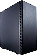 Fractal Design Define C - Compact Mid Tower Computer Case - ATX - Optimized For High Airflow And Silent Computing with ModuVent Technology - 2x 120mm Silent Fans included - PSU Shroud - Black