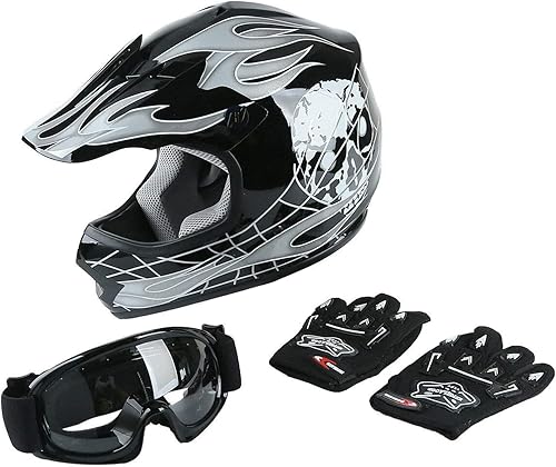 SLMOTO Motocross Helmet DOT Youth & Kids Offroad Street Helmet Dirt Bike Motocross ATV Helmet