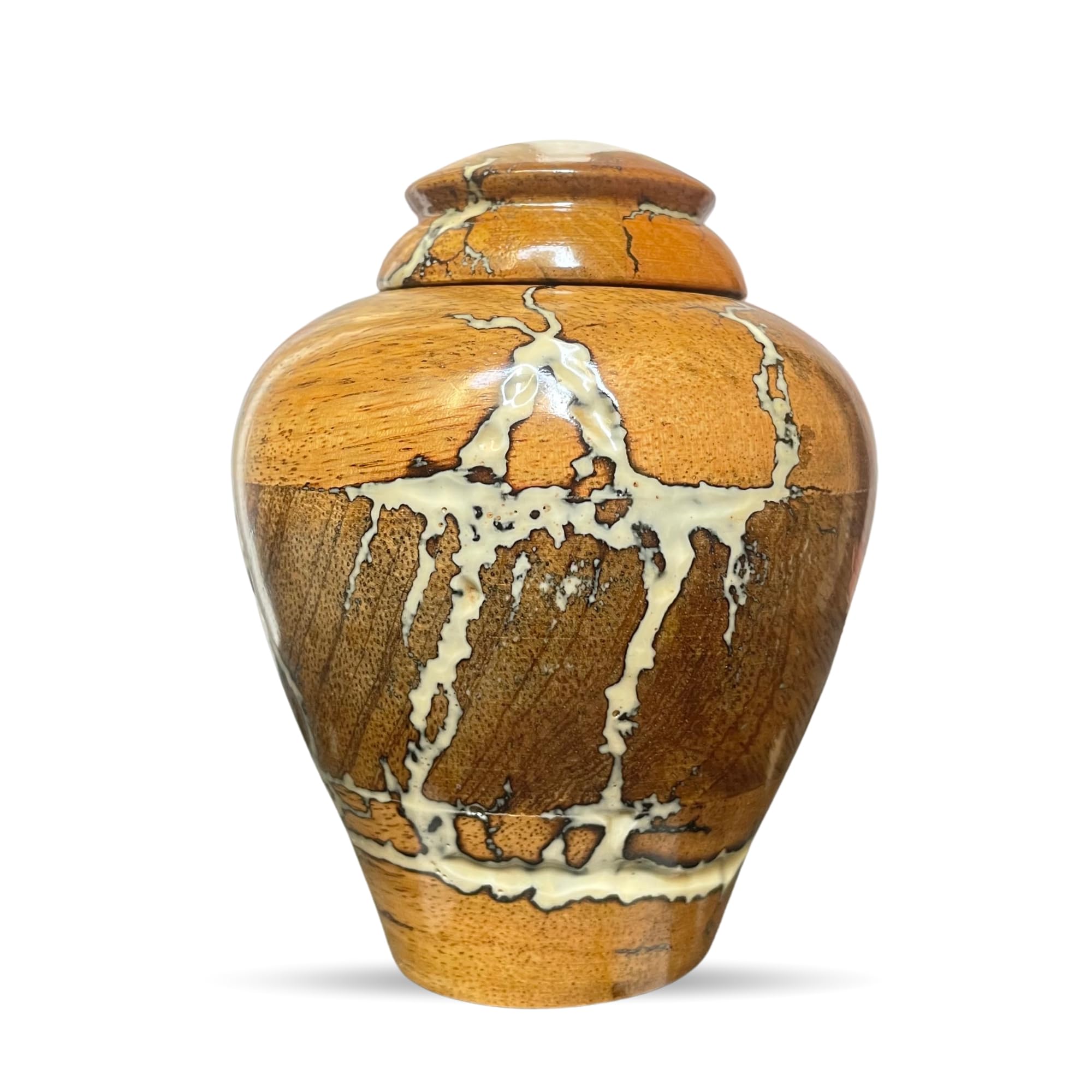 Urnas de madera para cenizas humanas adultas/machos – Urnas de madera para cenizas adultas hombre/hembra, urnas conmemorativas, capacidad de entierro: 15 pies cúbicos (pequeño: 4 x 4 x 5
