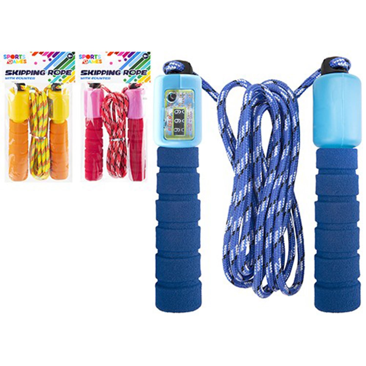PMS SKIPPING ROPE WITH COUNTER 3 ASSORTED, 311015