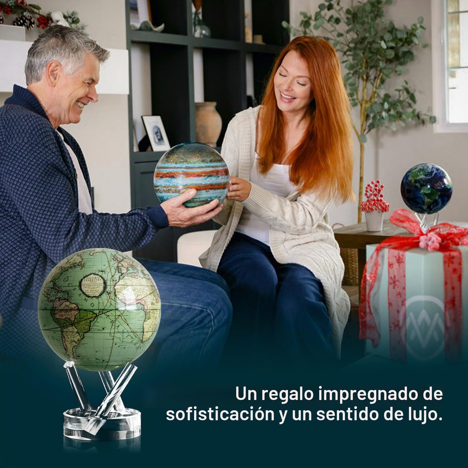 MOVA Globo Autorrotativo, Cassini Antiguo Verde Classic (4.5")
