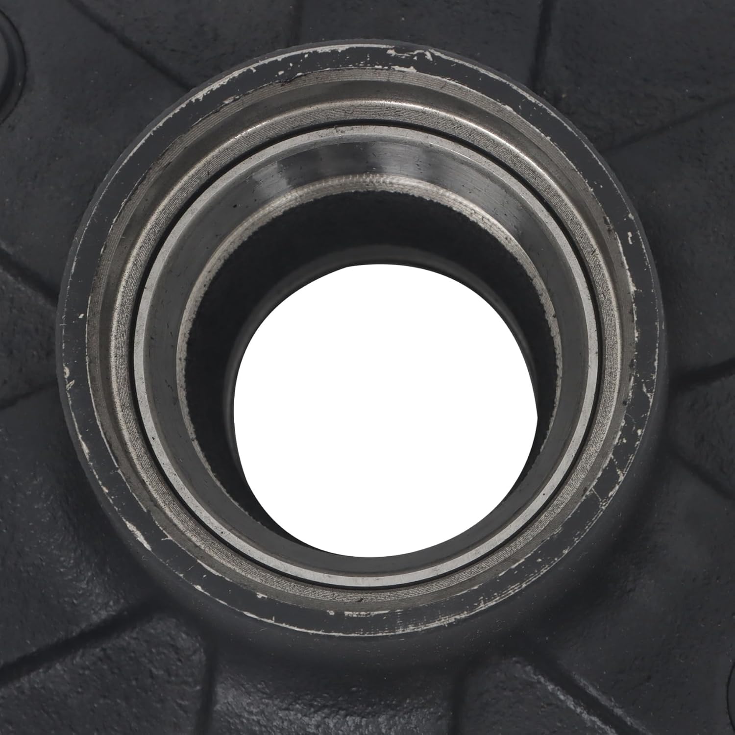 GXYWADY 6 on 5.5 Inch Trailer Hub Kit and Round 84 Spindle with Trailer Bearing Kit (7 Pieces/Set)