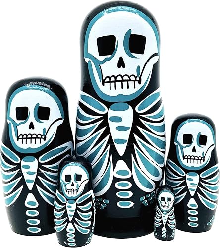 Miniatura 7 de Lindas muñecas anidables de animales, oso marrón, zorro, búho, conejo, mapache, matryoshka, muñeca de madera hecha a mano para niños, decoración de