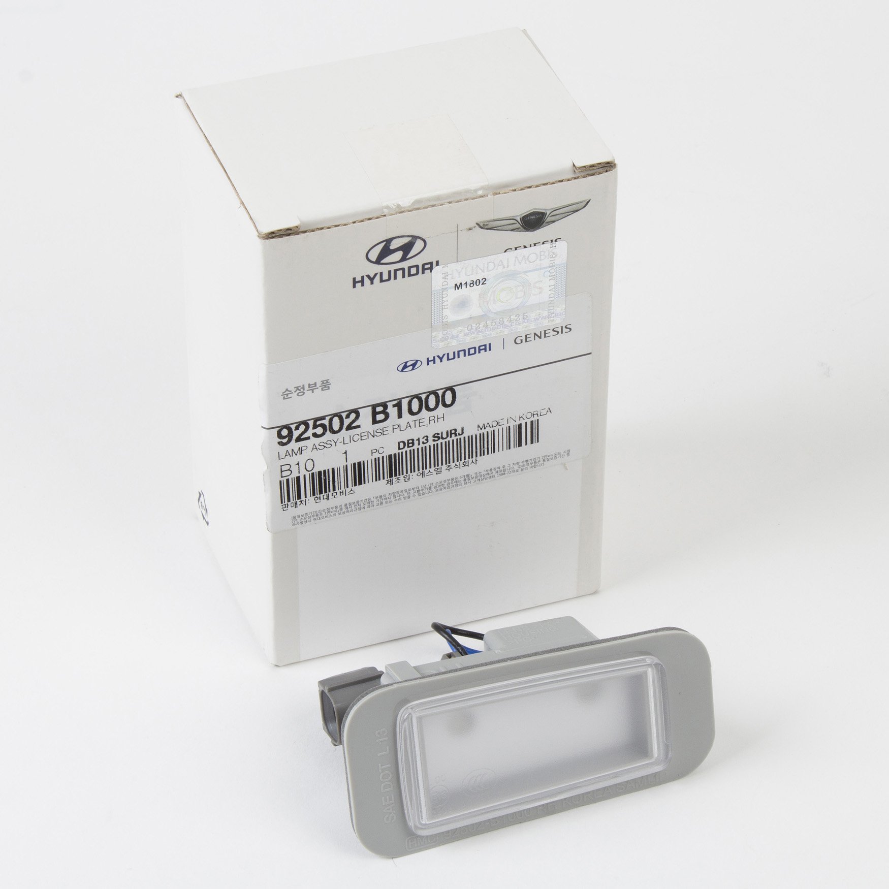 Amazon.com: HYUNDAI LAMP Assy-License Plate,RH : Automotive