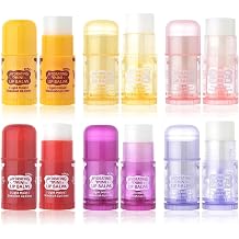 Mini Lip Balm 6PCS Set, Sheer-Tint Moisturizing & Lip Line Reducing, Lightweight Non Greasy Chapstick for Men & Women, Portable for Daily Use & Gifts, 0.15oz