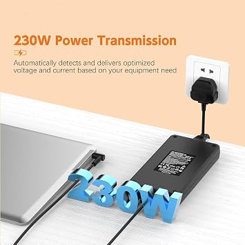 230W A12-230P1A A17-230P1A Charger Compatible for MSI GS65 GS66 GS75 GS76 WS65 WS66 Creator 15 17 10sfs-28 Stealth Laptop