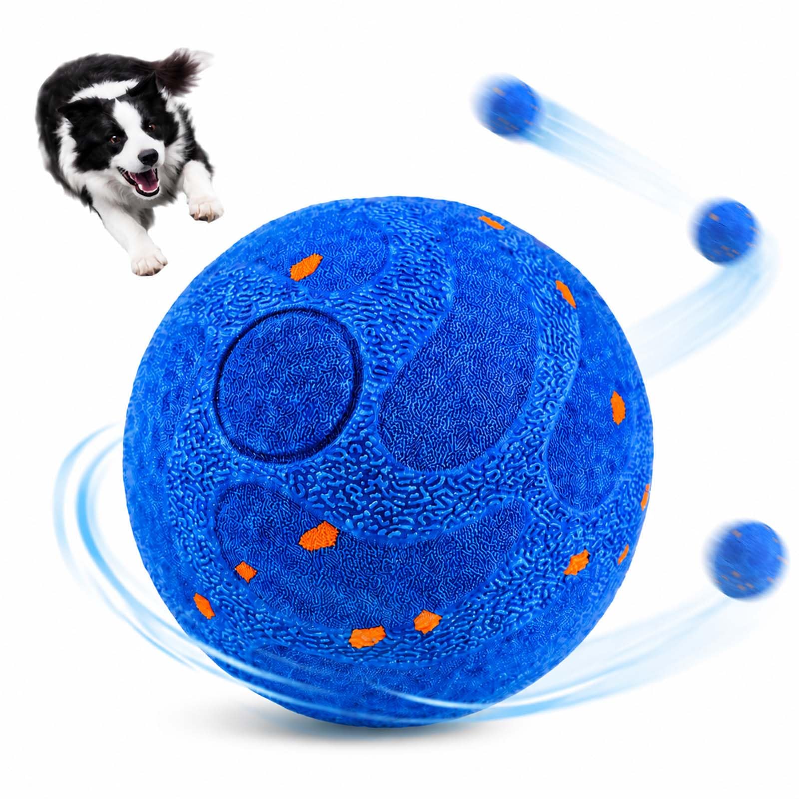 Interaktives Hundespielzeug Hundeball, Intelligenter Selbstbewegender Spielball für Hunde, Wiederaufladbar, Robuster & Beißfester Hundeball, 3 Modi, Perfekte Geschenkidee für aktive Hunde