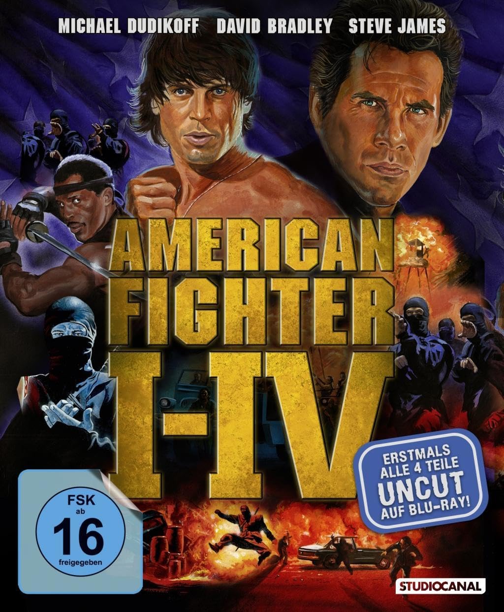 American Fighter 1-4 / Blu-ray coleccionismo de cine de accion clasico