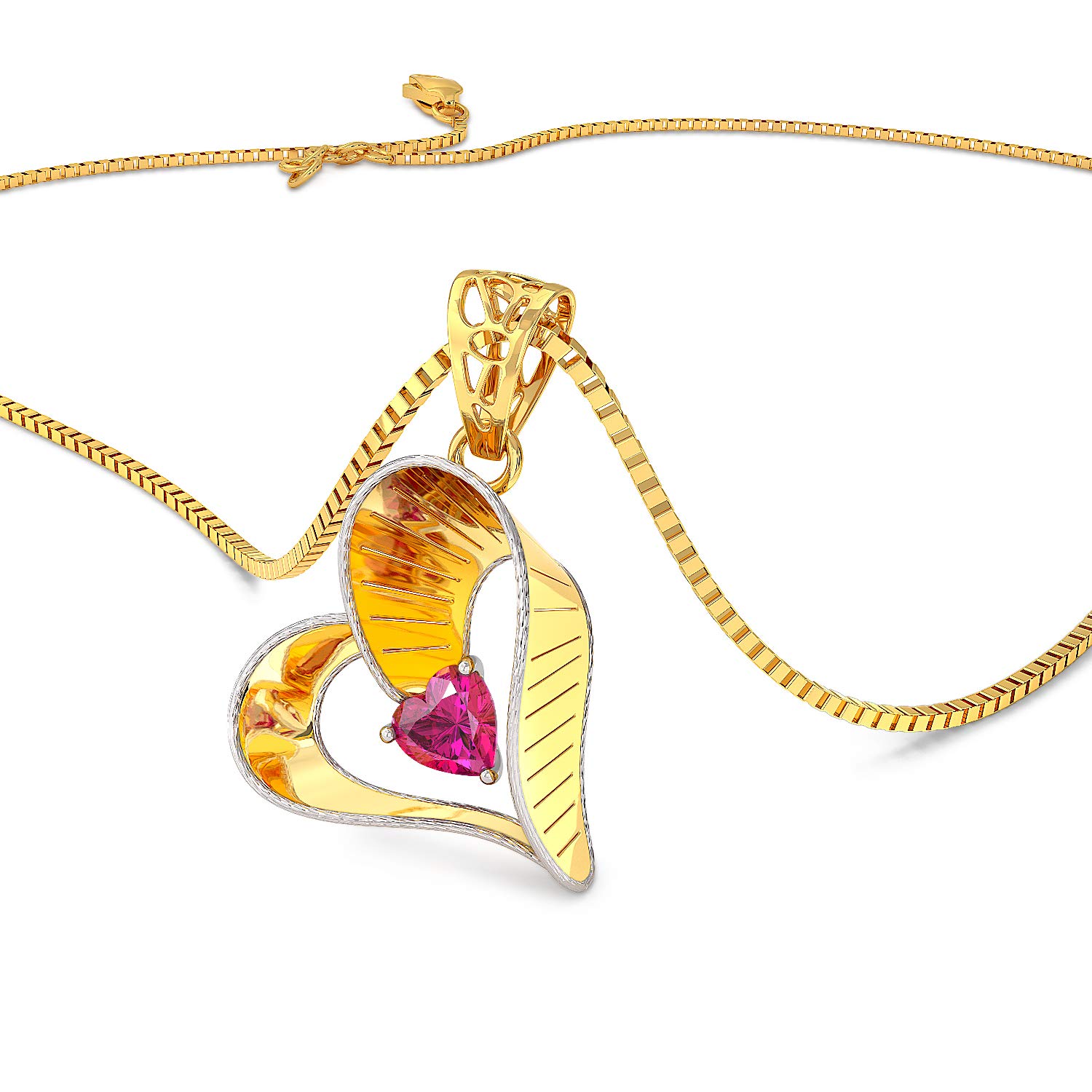 Joyalukkas22KT Yellow Gold Necklace for Girls
