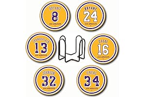 Al Laker Coasters for Drinks: The Ultimate Lakers Gift for Men