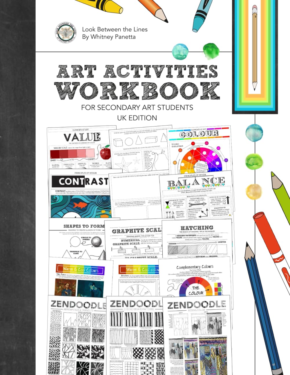 Art Activities Workbook: For Secondary Students (UK Edition) (Art in Middle and High School)