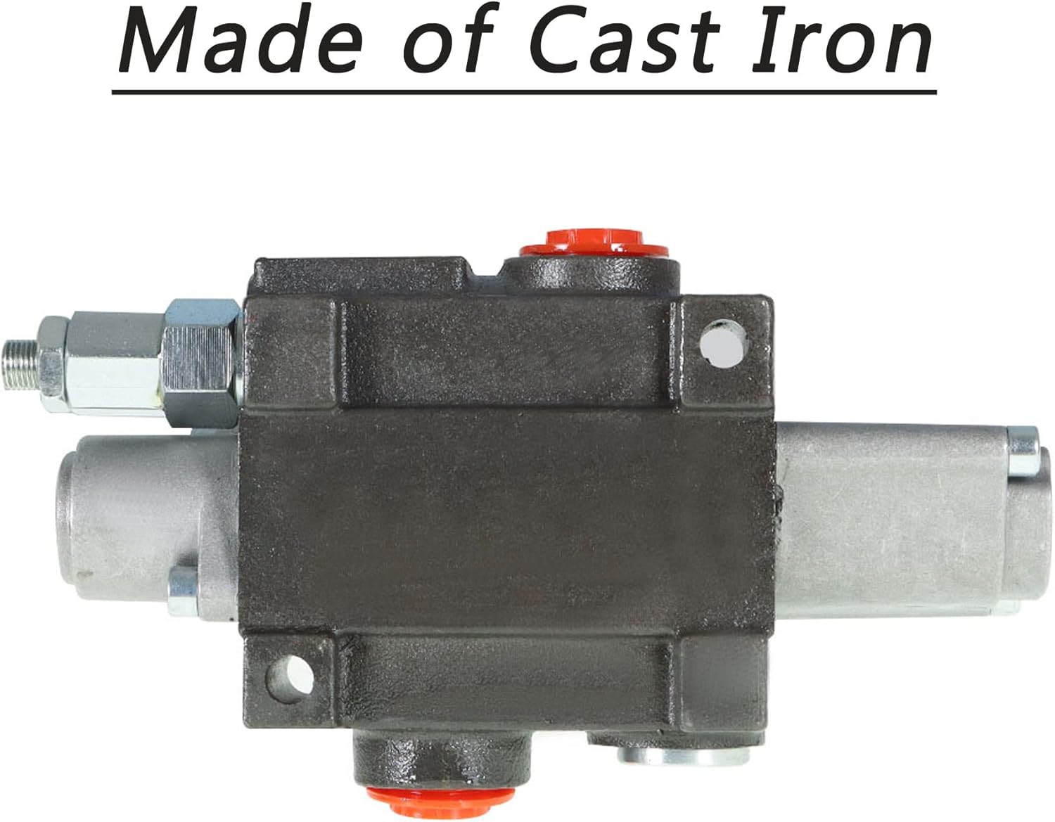 kimllier Hydraulic Directional Control Valve 1 Spool 13GPM 3600PSI BSPP Ports, Adjustable Double Acting Hydraulic Valve Fit for Small Tractors Loaders