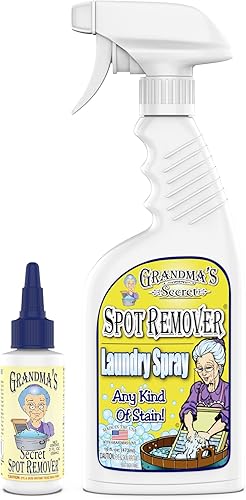 Miniatura 1 de Grandma's Secret Spray removedor de manchas para ropa  Eliminador de manchas sin cloro, blanqueador y toxinas para ropa  Removedor de manchas de