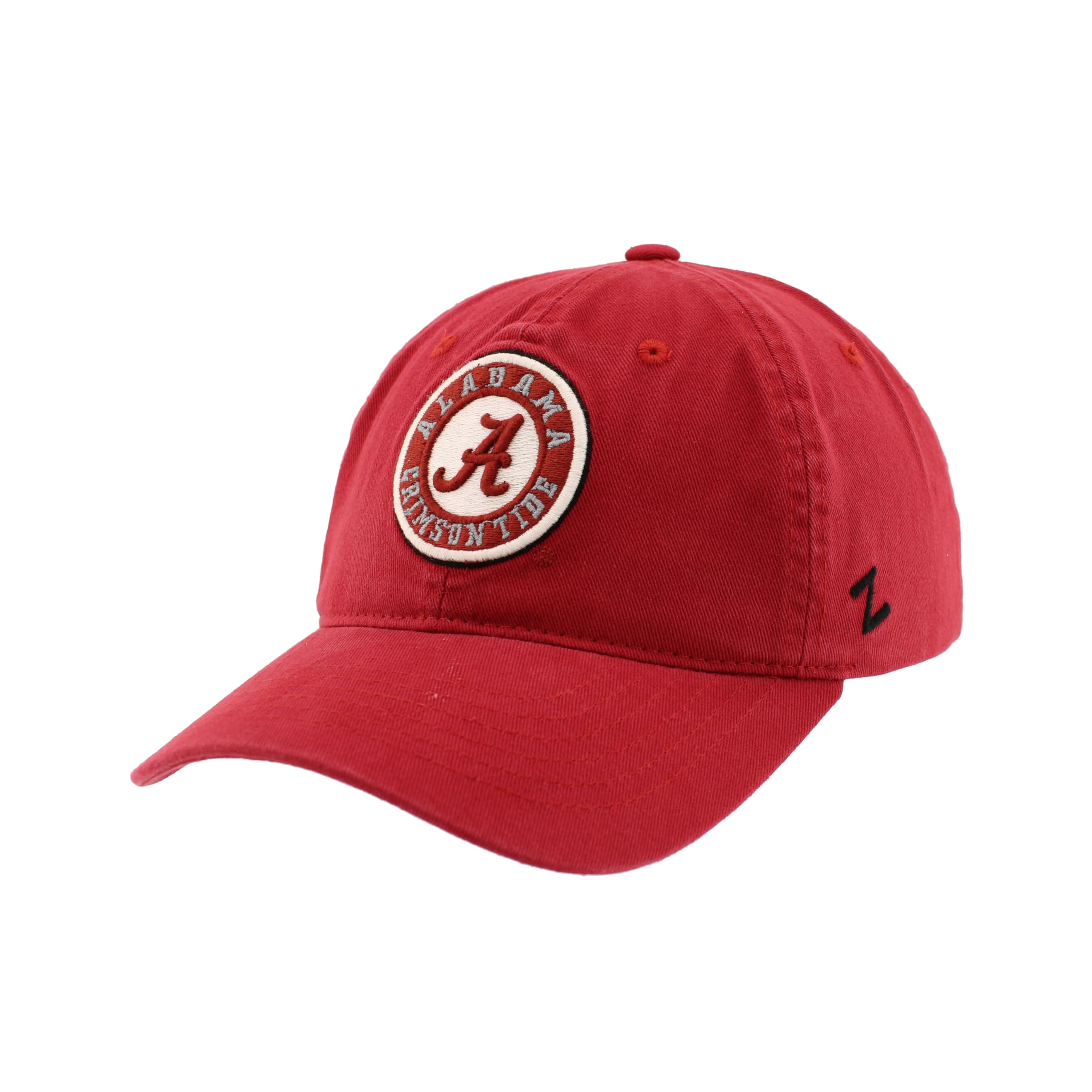 ZHATS Zephyr Alabama Crimson Tide Men's Vault Scholarship Dark Red Hat - NCAA Adjustable Relaxed Fit Cap