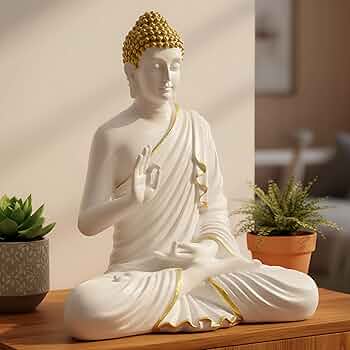 SLIDE Design：Buddha ランプ - 白 Buy Expleasia, Exuberant & Luxury Decor Buddha Showpiece, Statue