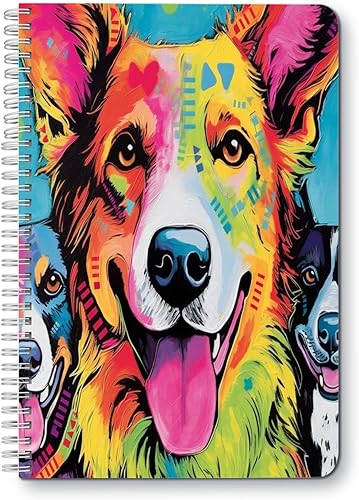 Miniatura 20 de Cuaderno de espiral, doble alambre en espiral, diario de composición escolar, suministros para la escuela y la oficina, 100 páginas, 5.71 x 8.26