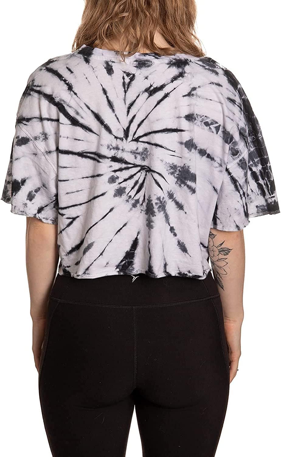 Calhoun NHL Surf & Skate Womens Oversize Drop Shoulder Crop T-Shirt – The Sunset Collection - Image 2