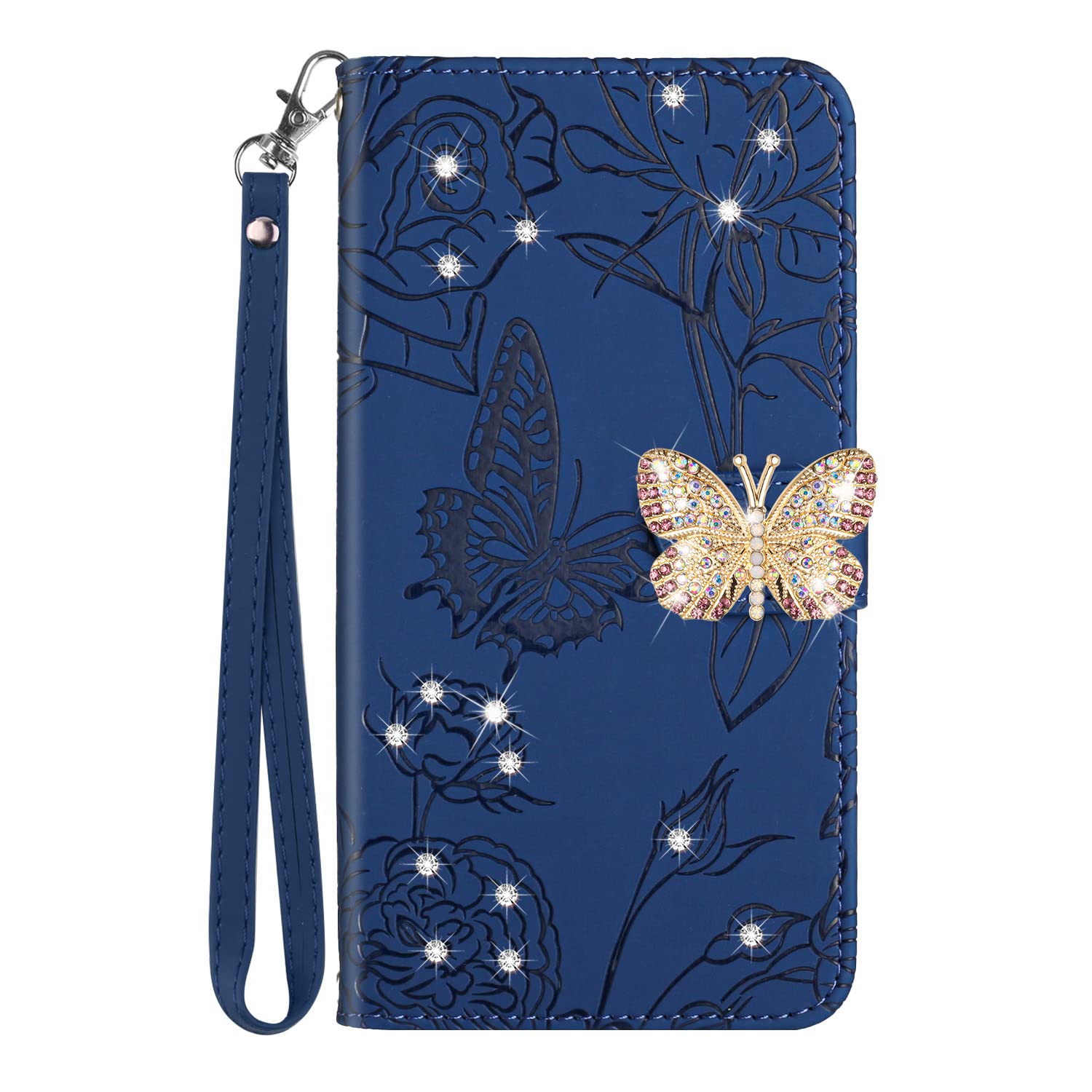 Cover Portafoglio In Pelle Per Oppo A78 5G - Custodia Libro Con Slot Carte E Supporto - Nero - 4