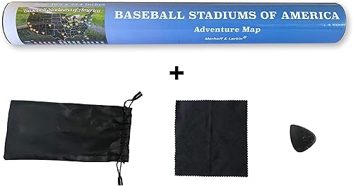 Miniatura 4 de Baseball Stadiums of America Scratch Off Map | Lists National & Major League Teams | MLB Ballpark Wall Poster, Bucket List, & Tracker of Visited