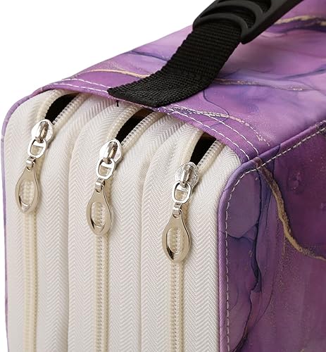 Miniatura 4 de Lbxgap Estuche Organizador de Rotuladores Organizador de Lápiz Labial 102 Ranuras Gran Capacidad con Envoltorio Práctico Soporte Portátil Multicapa