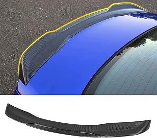 Compatibility with 2021-2023 Civic 11th Rear Spoiler Wing Trunk Spoiler Lip Tail Wing Rear Trunk Lid ABS Carbon Fiber