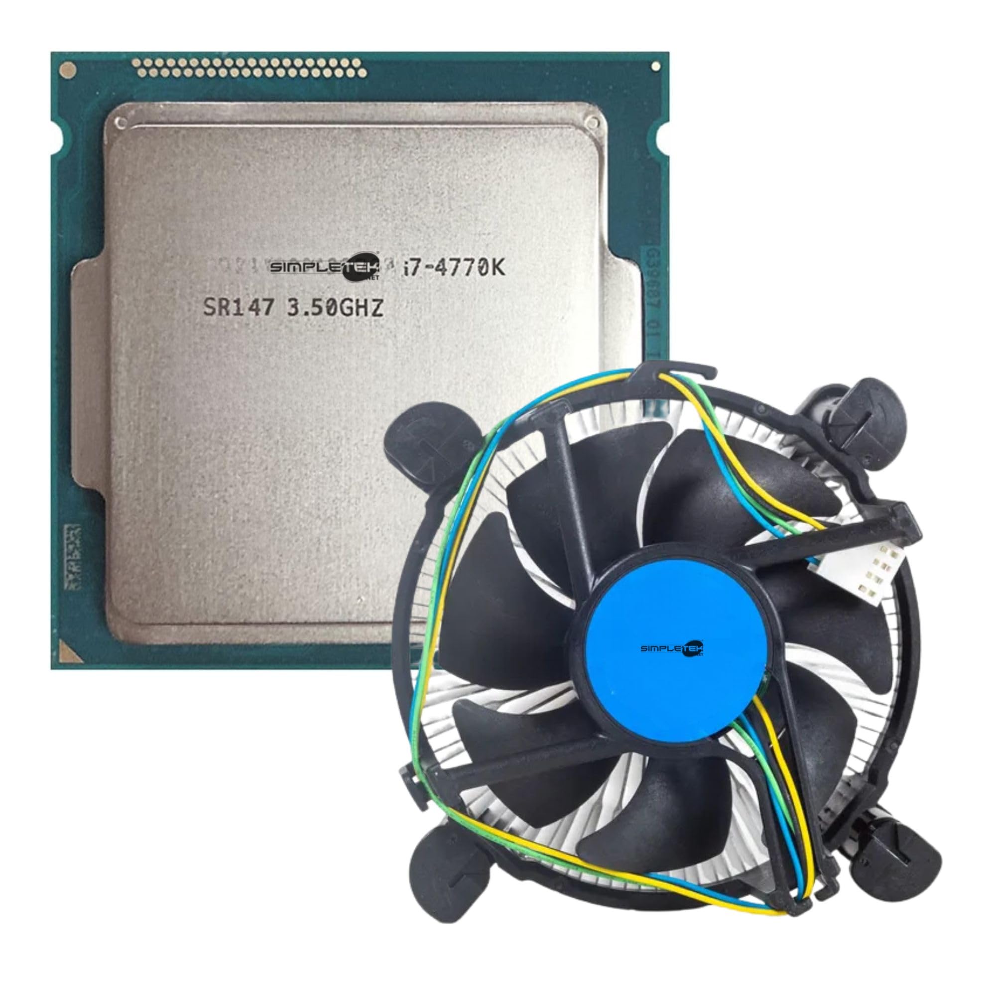 SIMPLETEK Procesor i7-4770K, 4 rdzeniowy/8 wątków, 3,5 GHz (do 3,9 GHz), LGA 1150 | Radiator w zestawie (odnowiony)
