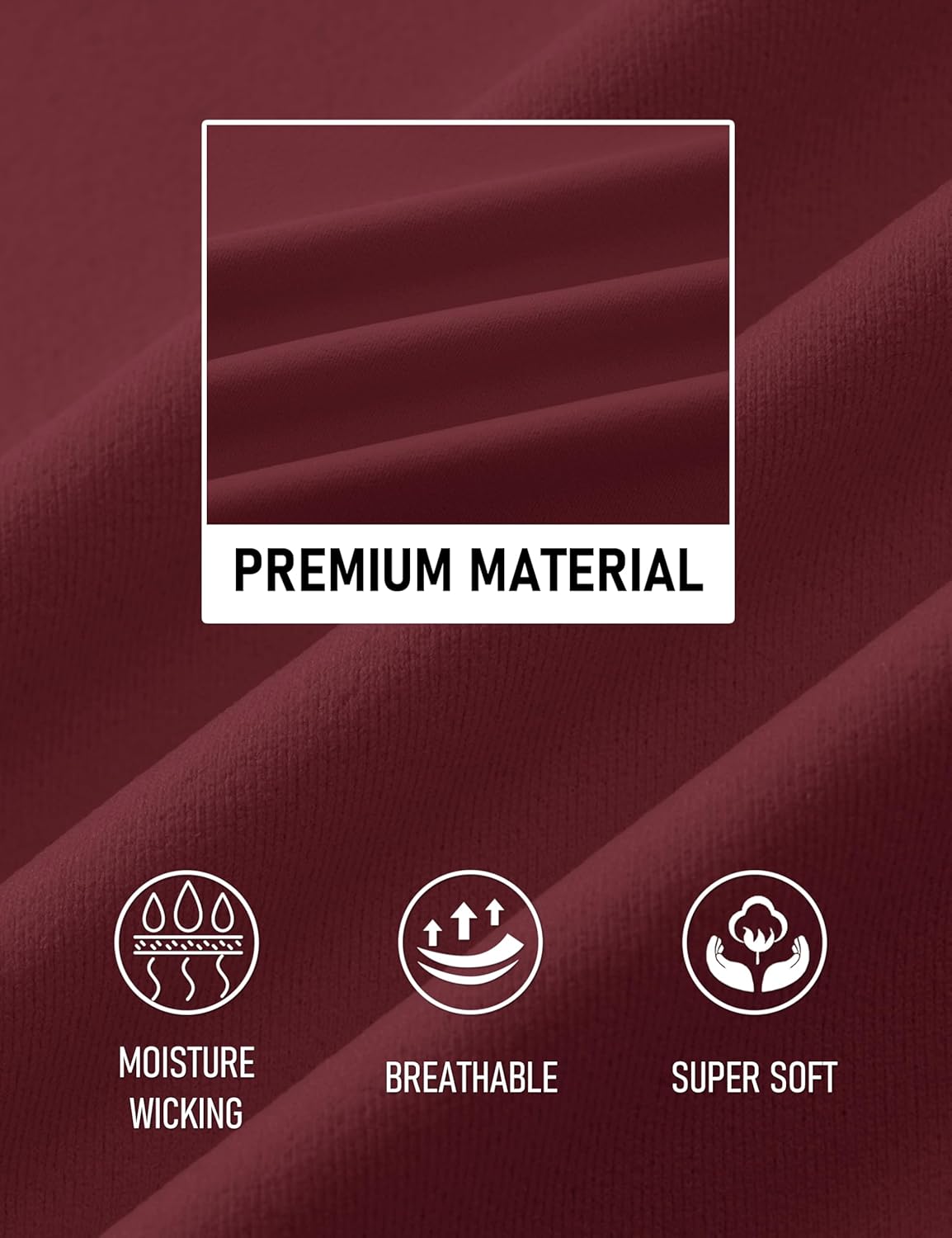 MAGCOMSEN Mens Long Sleeve Tee Shirts Lightweight Moisture Wicking Casual Comfort Crewneck Plain Long Sleeve Shirts - Image 7