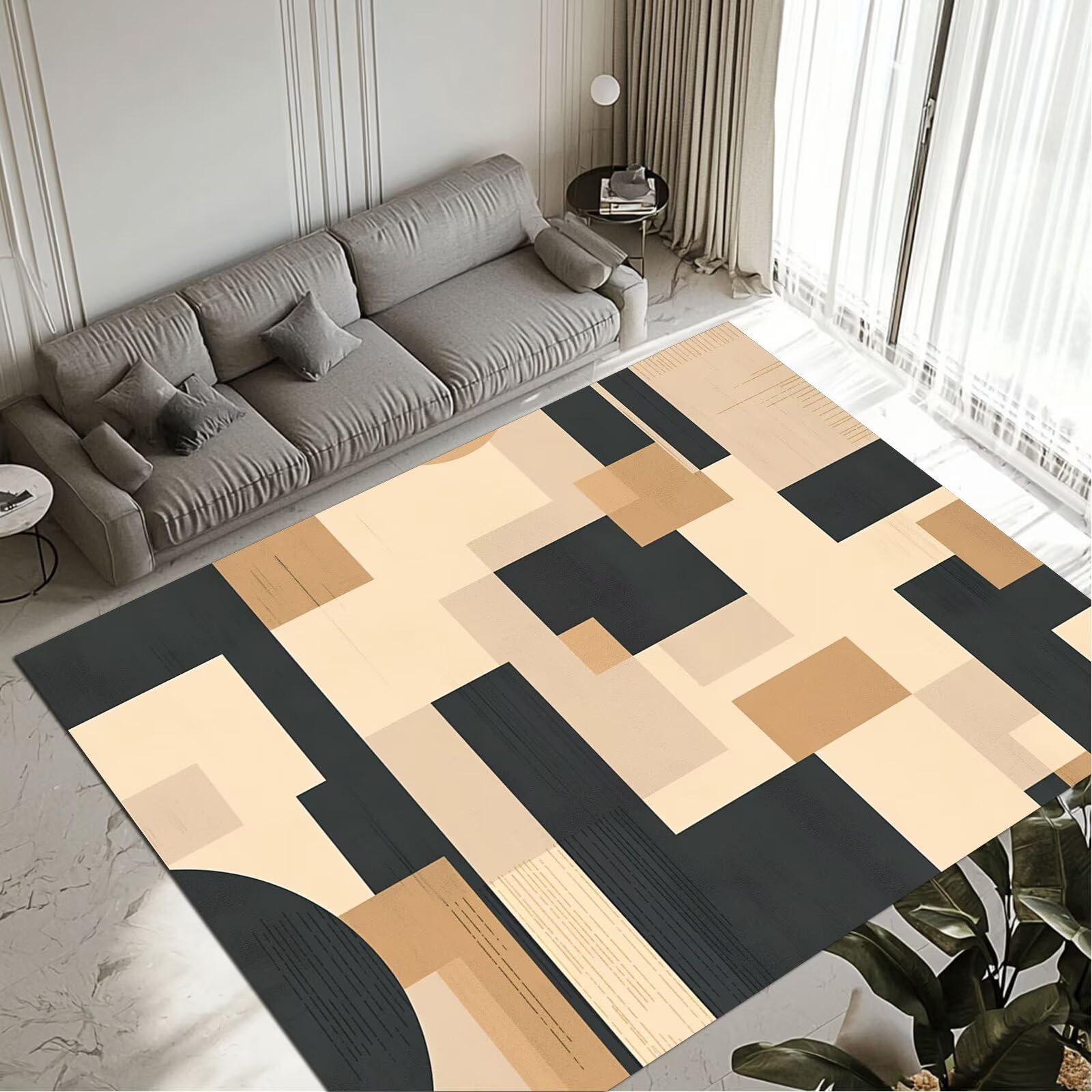 Tapis de chambre lavable tapis antidérapant 70x140cm pour cuisine bureau