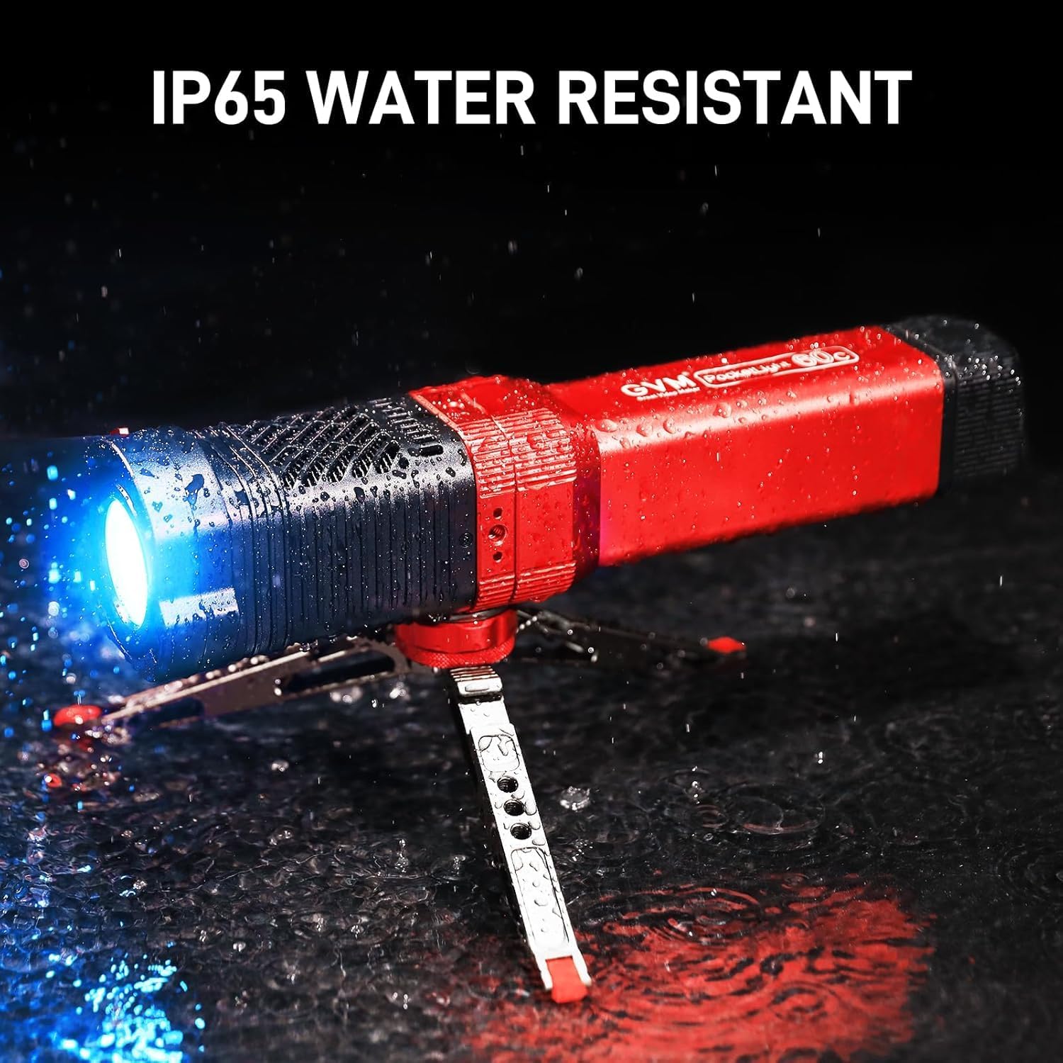 GVM PD60C RGB Video Light, 3 Packs 60W COB Photography Lighting with Softbox, Portable Studio Light, IP65 Water Resistant Handheld Spotlight for Photographers, 2700-6800K, 34200lux/0.5m